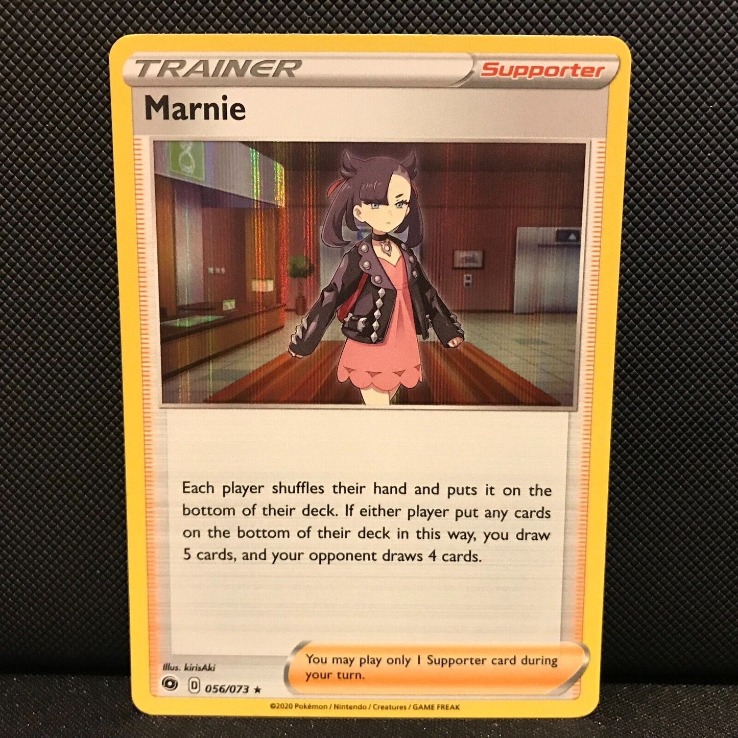 Marnie Holo 56/73 - Champion's Path Pokemon Card - NM/Mint