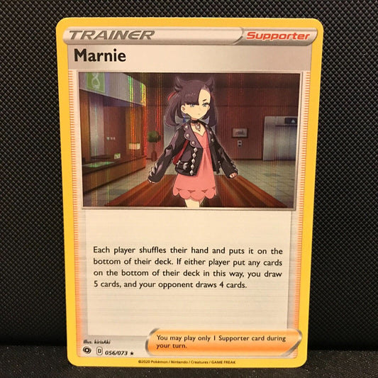 Marnie Holo 56/73 - Champion's Path Pokemon Card - NM/Mint