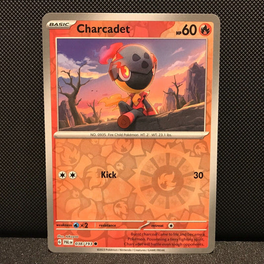Charcadet Reverse Holo 038/193 - SV2 Paldea Evolved Pokemon Card - NM/Mint