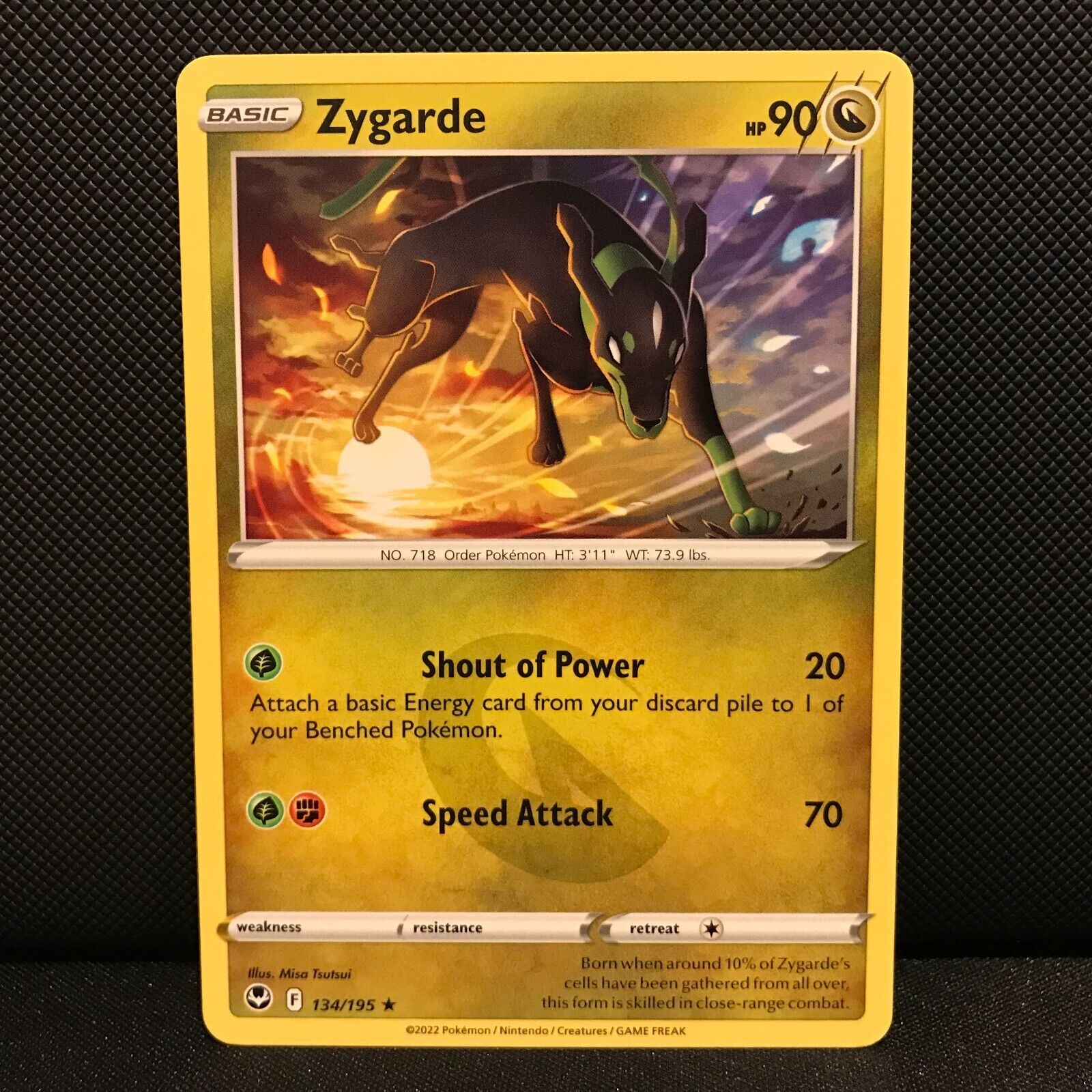 Zygarde 134/195 - Silver Tempest Pokemon Card - NM/Mint