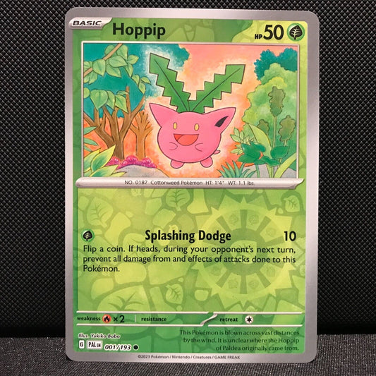 Hoppip Reverse Holo 001/193 - SV2 Paldea Evolved Pokemon Card - NM/Mint