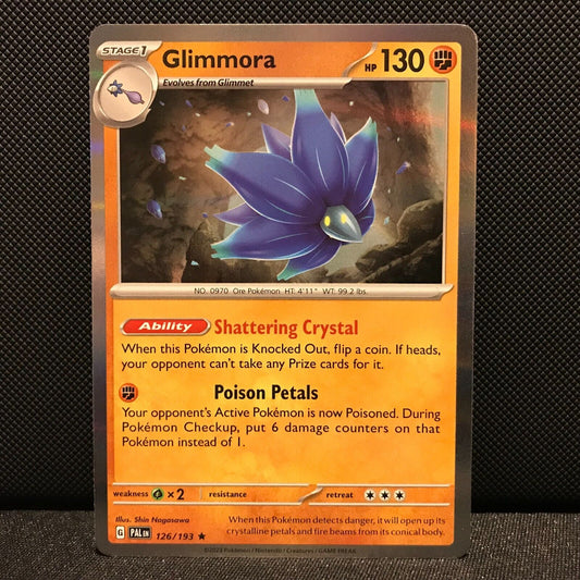 Glimmora Holo 126/193 - SV2 Paldea Evolved Pokemon Card - NM/Mint