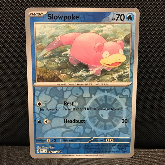 Slowpoke Reverse Holo 042/198 - SV1EN Base Set Pokemon Card - NM/Mint