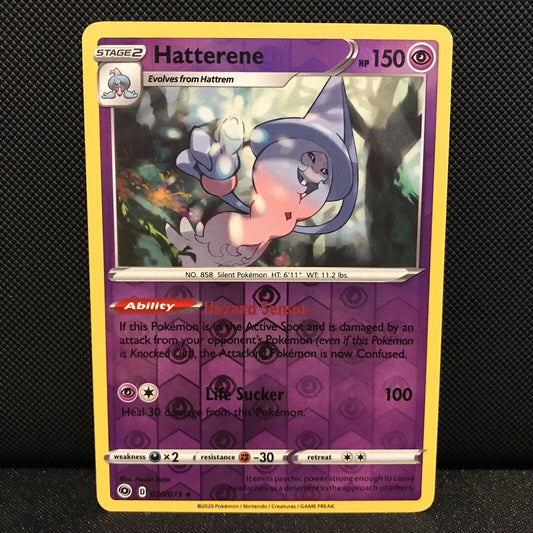 Hatterene Reverse Holo 20/73 - Champion's Path Pokemon Card - NM/Mint
