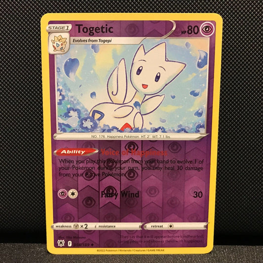 Togetic Reverse Holo 56/189 - Astral Radiance Pokemon Card - NM/Mint