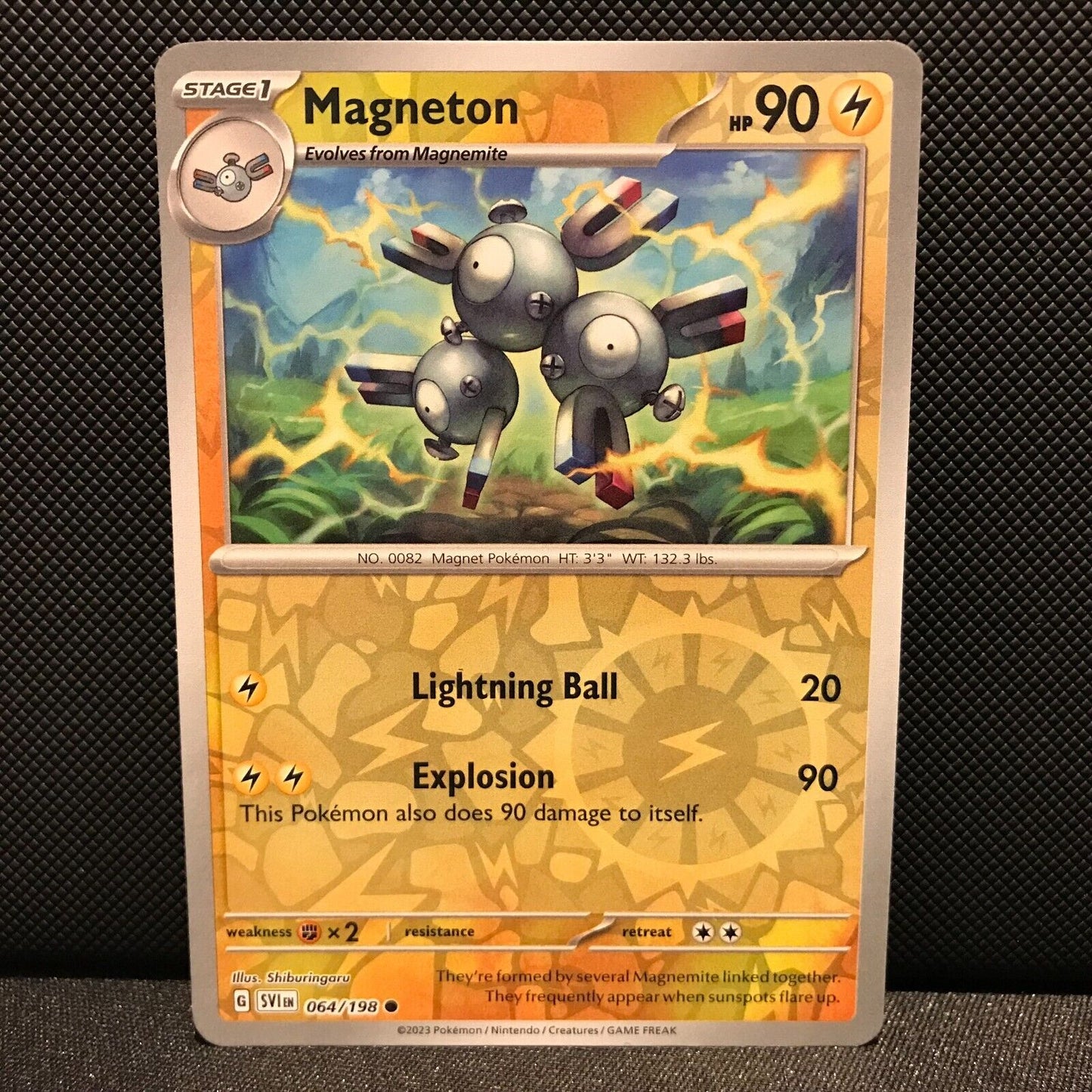 Magneton Reverse Holo 064/198 - SV1EN Base Set Pokemon Card - NM/Mint