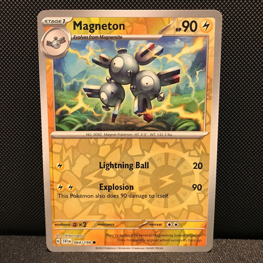 Magneton Reverse Holo 064/198 - SV1EN Base Set Pokemon Card - NM/Mint
