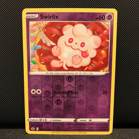 Swirlix Reverse Holo 67/198 - Chilling Reign Pokemon Card - NM/Mint