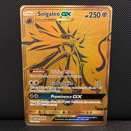 Solgaleo GX SM104a - Sun & Moon Black Star Promo Pokemon Card - NM/Mint