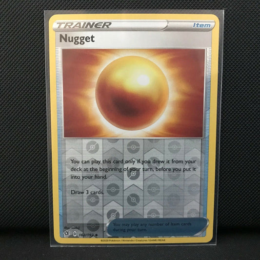 Nugget Reverse Holo 162/192 - Sword & Shield Rebel Clash Pokemon Card - NM/Mint
