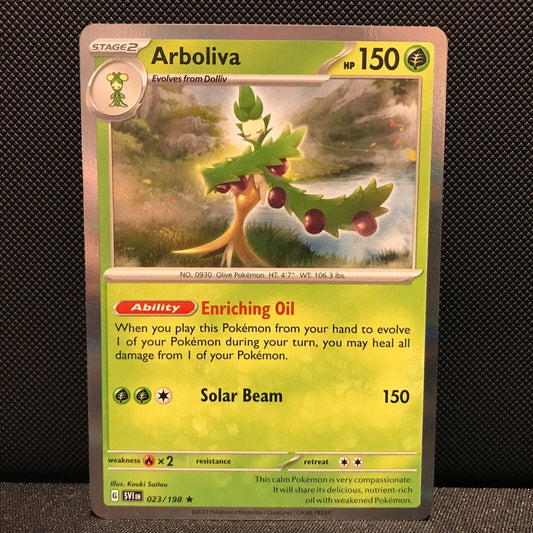 Arboliva Holo 023/198 - SV1EN Base Set Pokemon Card - NM/Mint