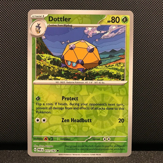 Dottler Reverse Holo 011/182 - Paradox Rift Pokemon Card - NM/Mint
