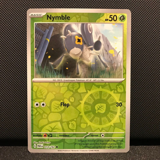 Nymble Reverse Holo 014/182 - Paradox Rift Pokemon Card - NM/Mint