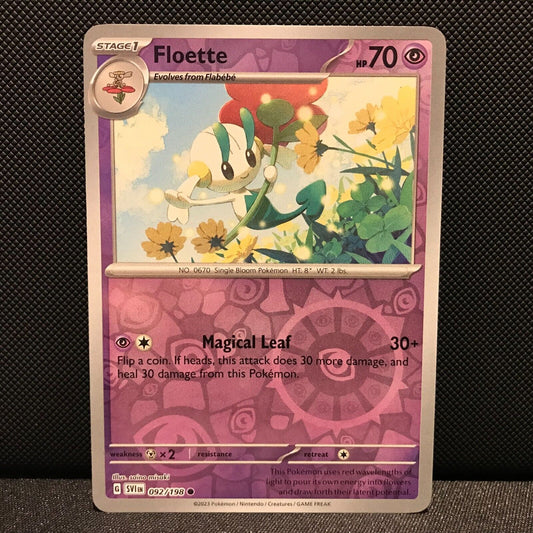 Floette Reverse Holo 092/198 - SV1EN Base Set Pokemon Card - NM/Mint