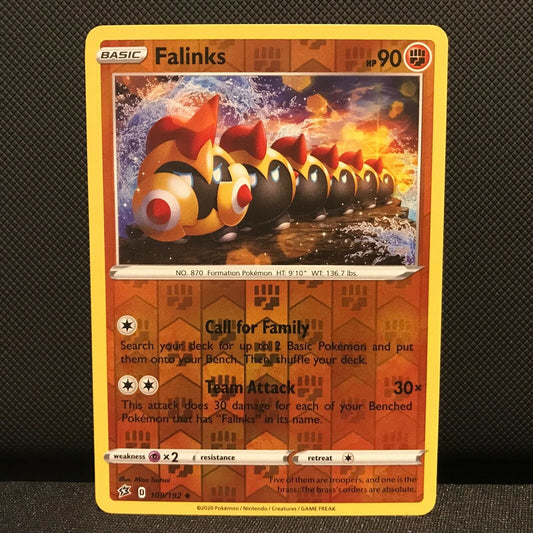 Falinks Reverse Holo 109/192 - Rebel Clash Pokemon Card NM/Mint