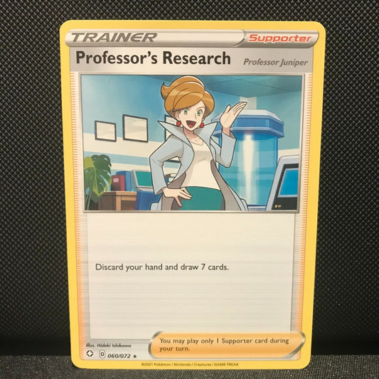 Professor's Research 60/72 - Shining Fates Pokemon Card - NM/Mint