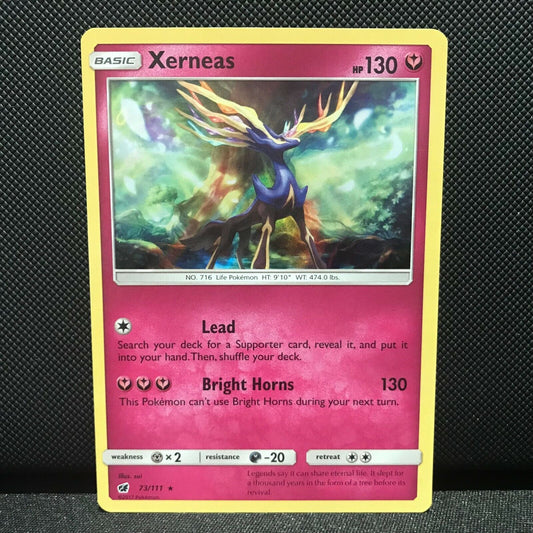 Xerneas 73/111 - Crimson Invasion Pokemon Card - NM/Mint