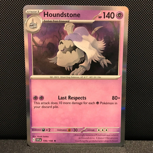 Houndstone Holo 106/198 - SV1EN Base Set Pokemon Card - NM/Mint