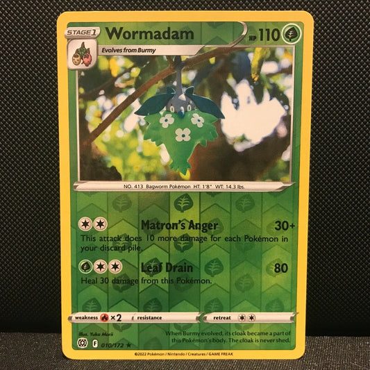 Wormadam Reverse Holo 10/172 - Brilliant Stars Pokemon Card - NM/Mint