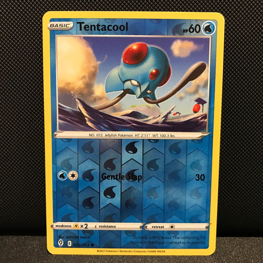 Tentacool Reverse Holo 26/203 - Evolving Skies Pokemon Card - NM/Mint