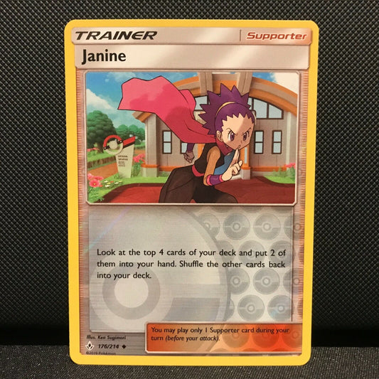 Janine Reverse Holo 176/214 - Unbroken Bonds Pokemon Card - NM/Mint