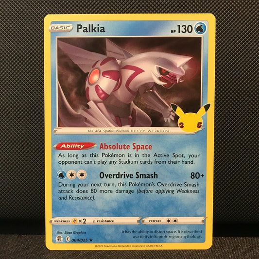 Palkia 004/025 - Celebrations Pokemon Card - NM/Mint