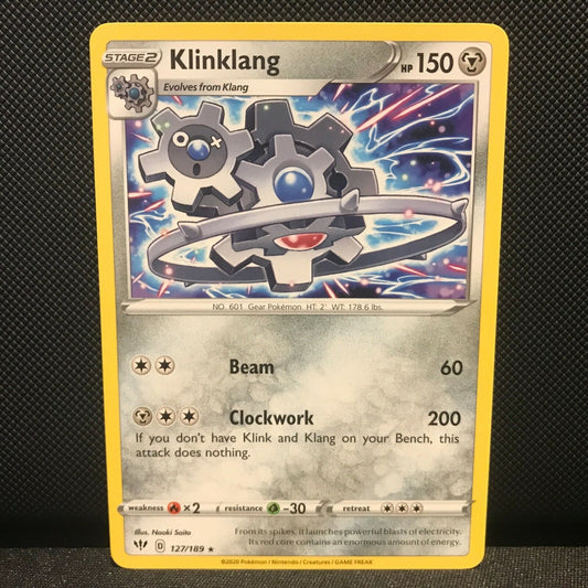 Klinklang 127/189 - Darkness Ablaze Pokemon Card - NM/Mint