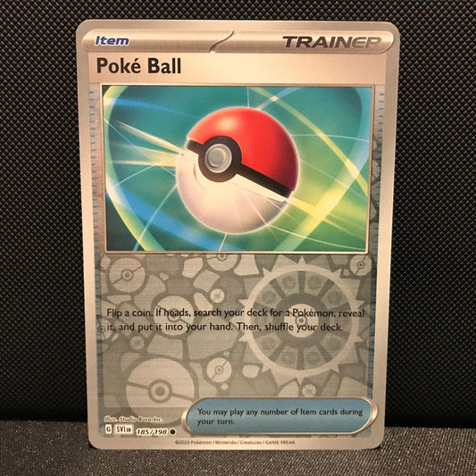 Poké Ball Reverse Holo 185/198 - SV1EN Base Set Pokemon Card - NM/Mint