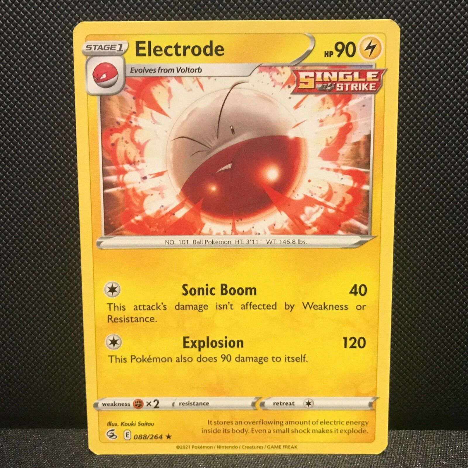 Electrode 88/264 - Fusion Strike Pokemon Card - NM/Mint