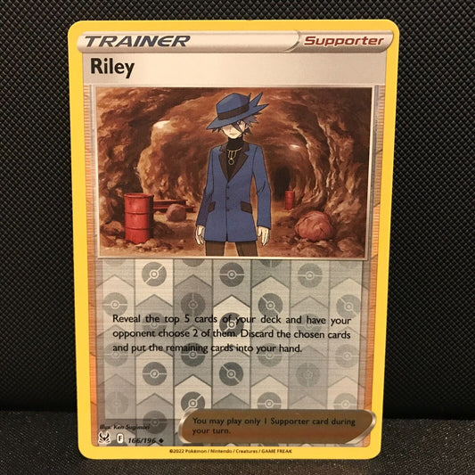 Riley Reverse Holo 166/196 - Lost Origin Pokemon Card - NM/Mint