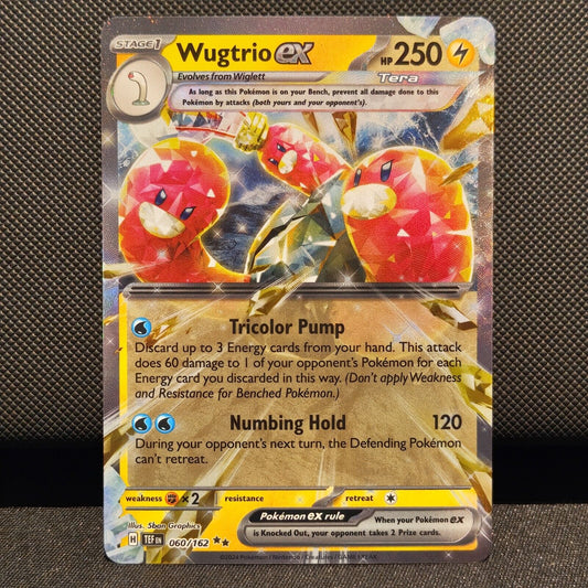 Wugtrio EX 060/162 - Temporal Forces Pokemon Card - NM/Mint