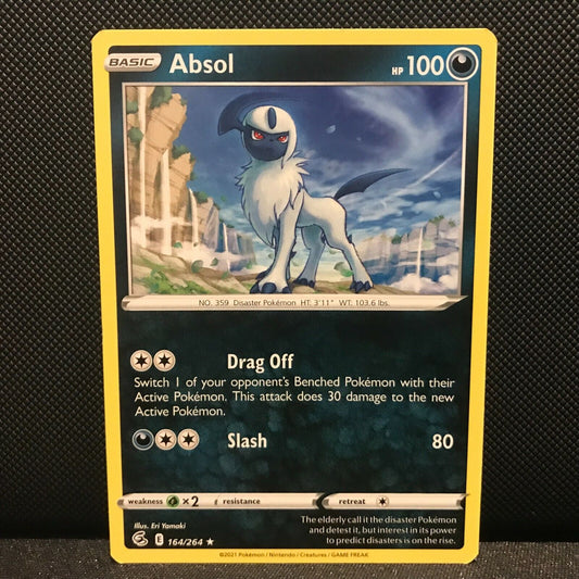 Absol 164/264 - Fusion Strike Pokemon Card - NM/Mint