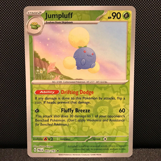 Jumpluff Reverse Holo 003/193 - SV2 Paldea Evolved Pokemon Card - NM/Mint
