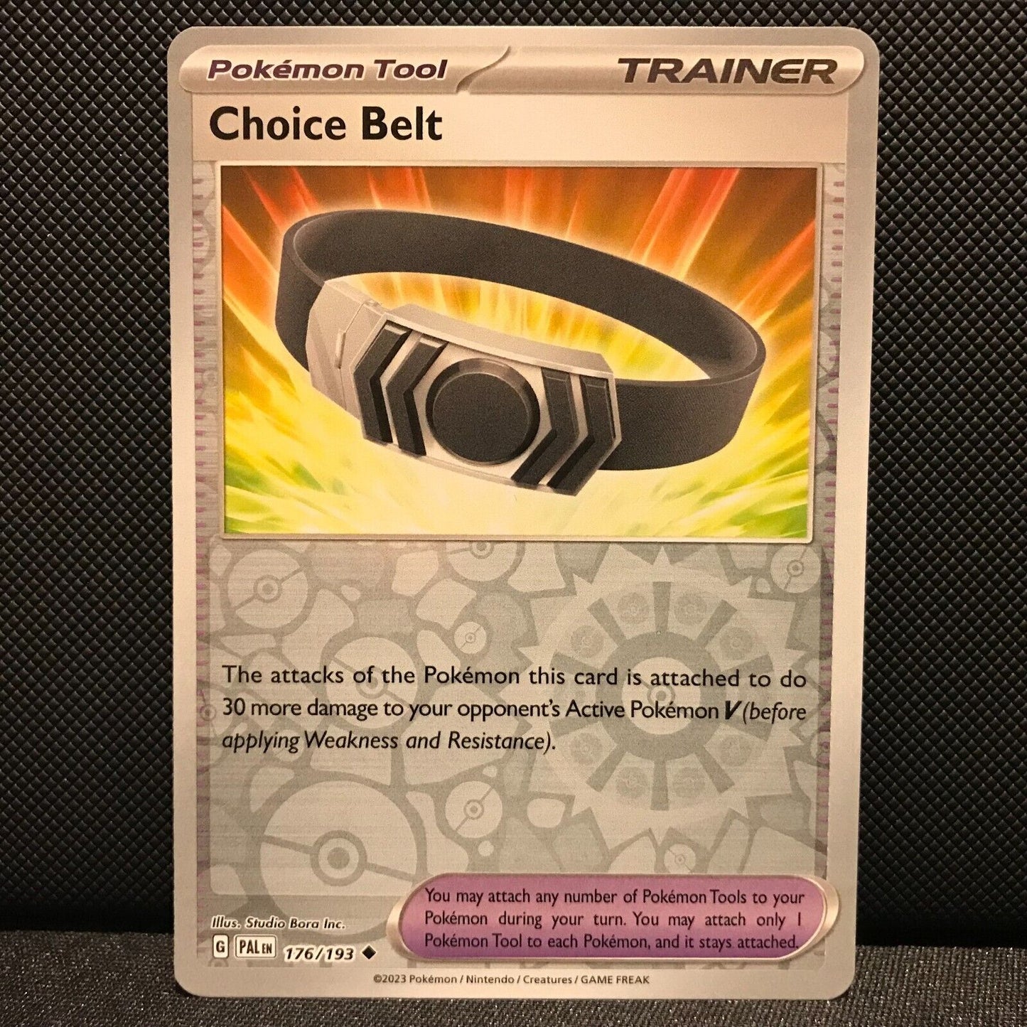 Choice Belt Reverse Holo 176/193 - SV2 Paldea Evolved Pokemon Card - NM/Mint