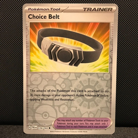 Choice Belt Reverse Holo 176/193 - SV2 Paldea Evolved Pokemon Card - NM/Mint