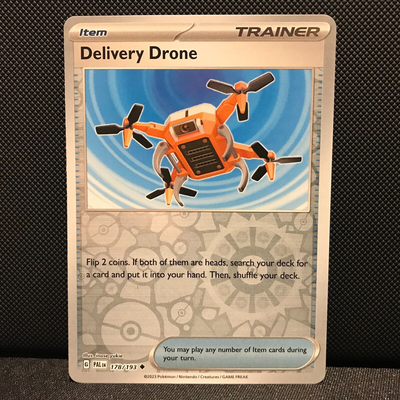 Delivery Drone Reverse Holo 178/193 - SV2 Paldea Evolved Pokemon Card - NM/Mint