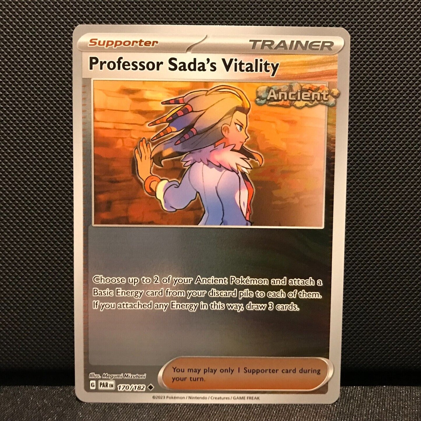 Professor Sada's Vitality Reverse Holo 170/182 - Paradox Rift Pokemon Card - NM