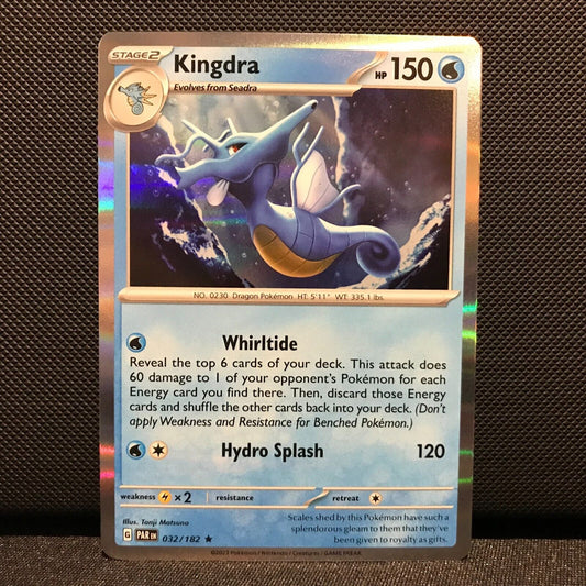 Kingdra Holo 032/182 - Paradox Rift Pokemon Card - NM/Mint