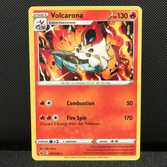 Volcarona 24/198 - Chilling Reign Pokemon Card - NM/Mint
