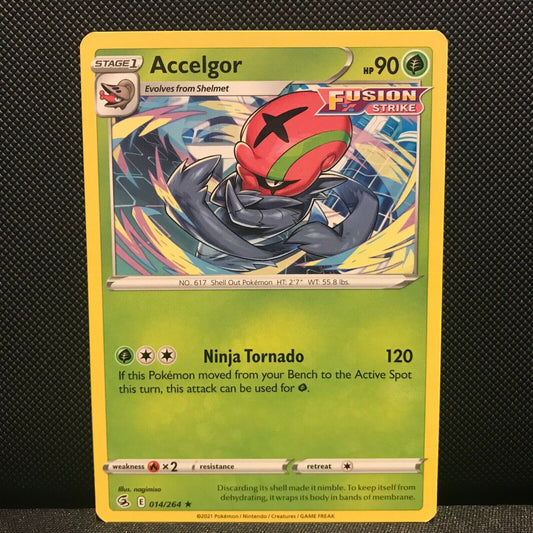 Accelgor 14/264 - Fusion Strike Pokemon Card - NM/Mint