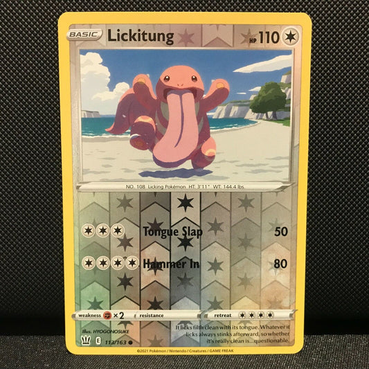 Lickitung Reverse Holo 113/163 - Battle Styles Pokemon Card - NM/Mint