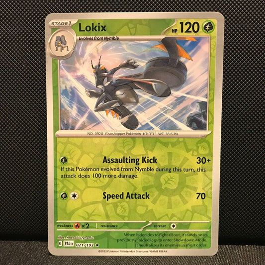 Lokix Reverse Holo 021/193 - SV2 Paldea Evolved Pokemon Card - NM/Mint