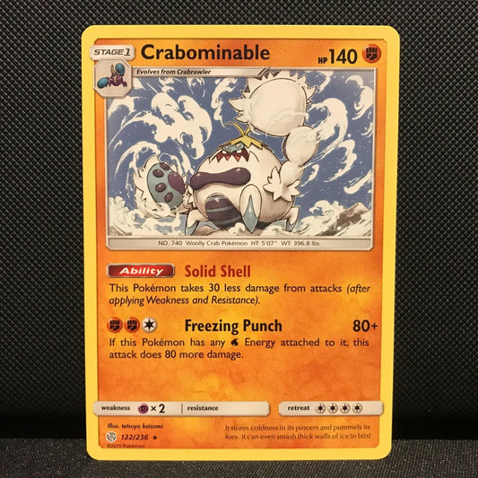 Craominable 122/236 - Cosmic Eclipse Pokemon Card - NM/Mint
