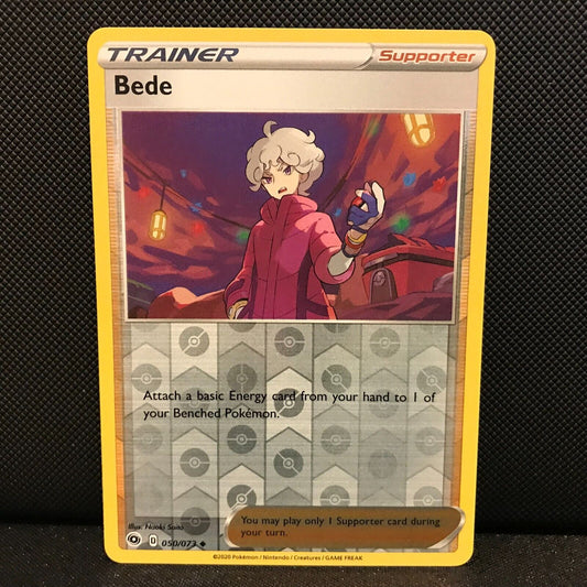 Bede Reverse Holo 50/73 - Champion's Path Pokemon Card - NM/Mint