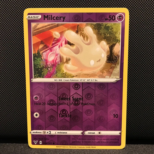 Milcery Reverse Holo 80/185 - Vivid Voltage Pokemon Card - NM/Mint