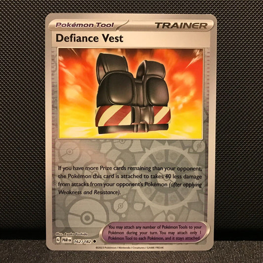 Defiance Vest Reverse Holo 162/182 - Paradox Rift Pokemon Card - NM/Mint