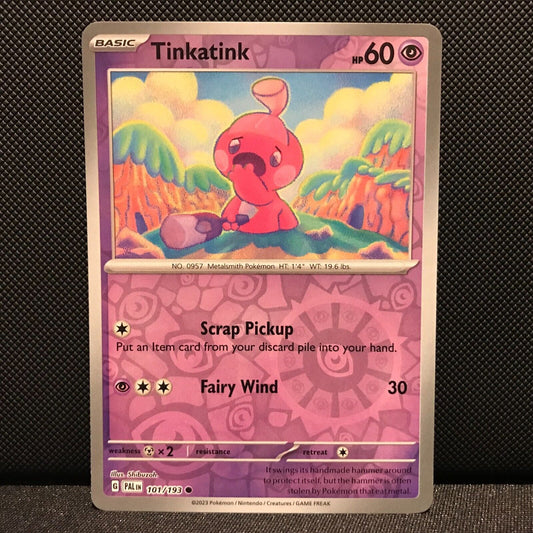 Tinkatink Reverse Holo 101/193 - SV2 Paldea Evolved Pokemon Card - NM/Mint