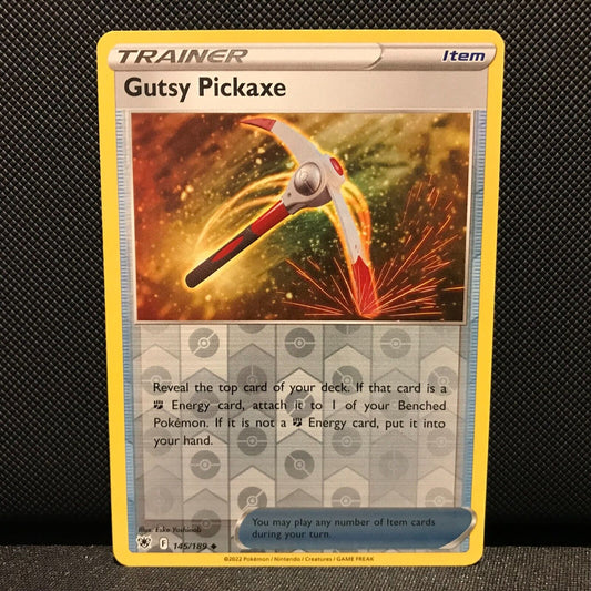 Gutsy Pickaxe Reverse Holo 145/189 - Astral Radiance Pokemon Card - NM/Mint