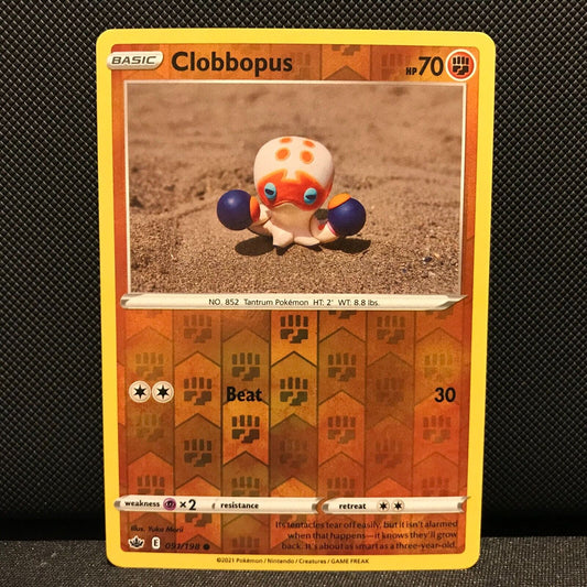 Clobbopus Reverse Holo 91/198 - Chilling Reign Pokemon Card - NM/Mint