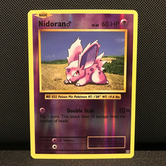 Nidoran Reverse Holo 43/108 - Evolutions Pokemon Card - NM/Mint